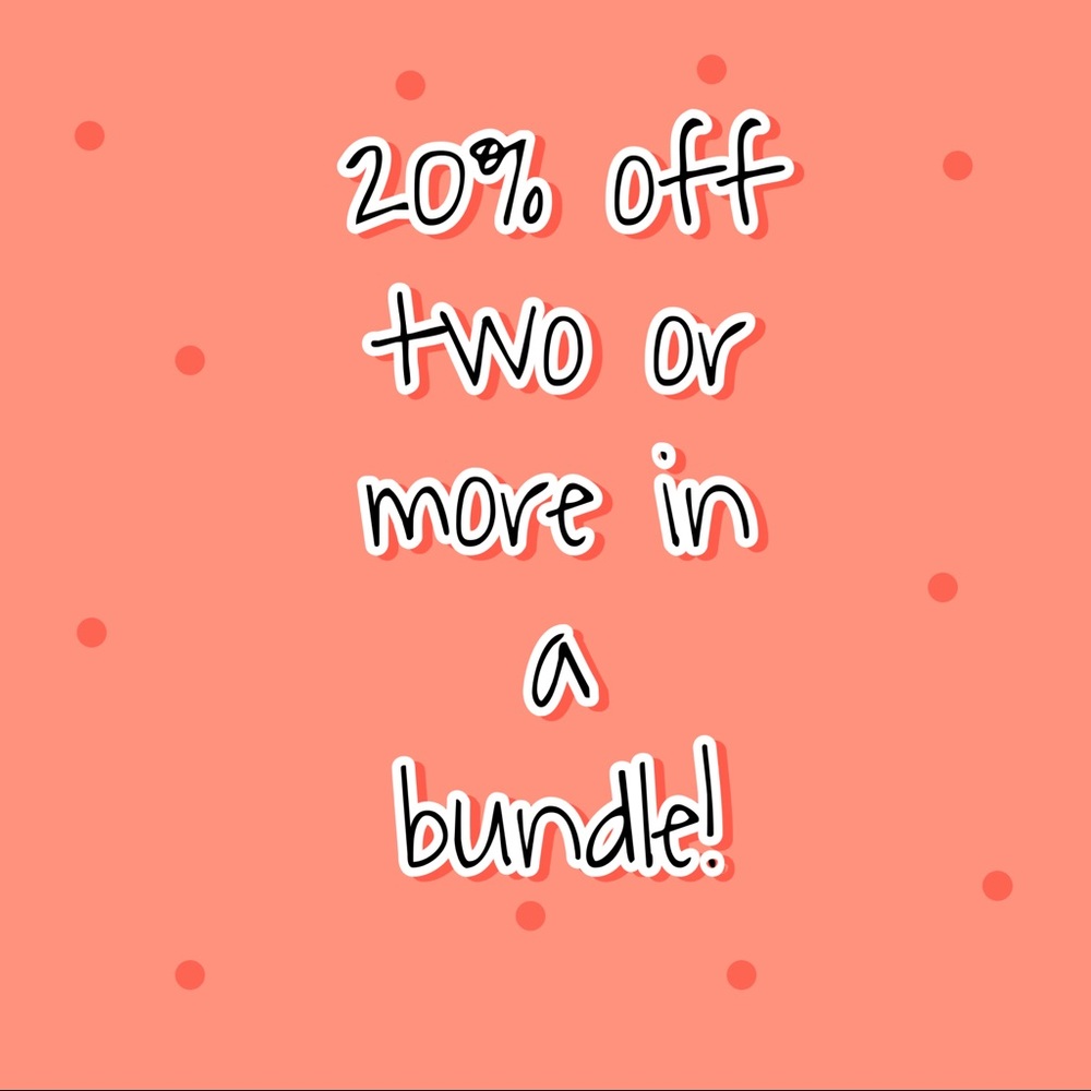 20% off bundles!